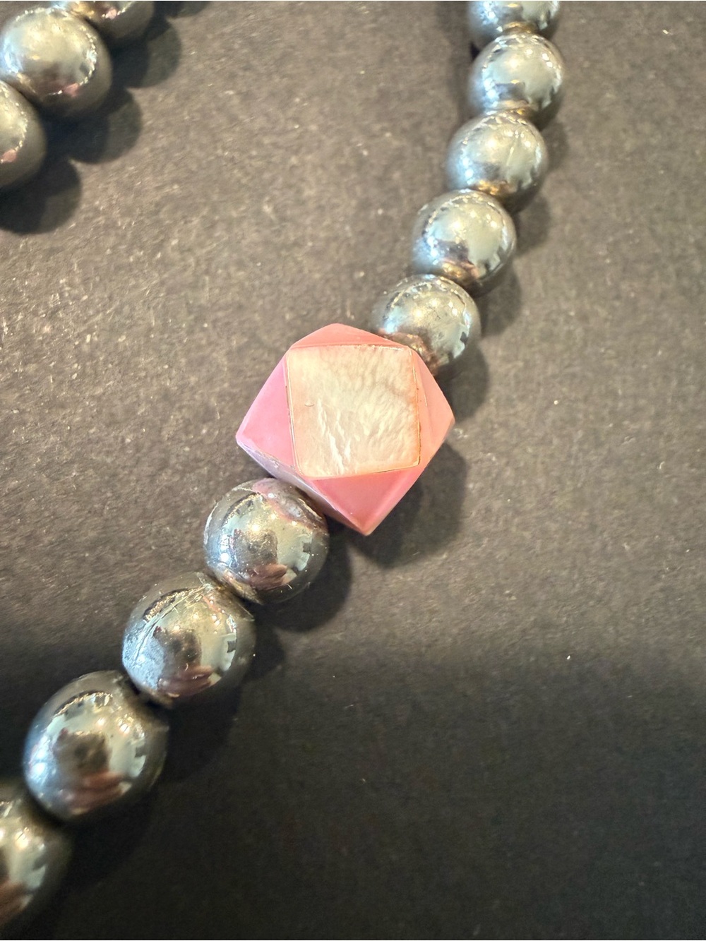 1980s Sterling Beaded Lee Sanda Inspired Abstract Necklace and Bracelet - Picture 8 of 15